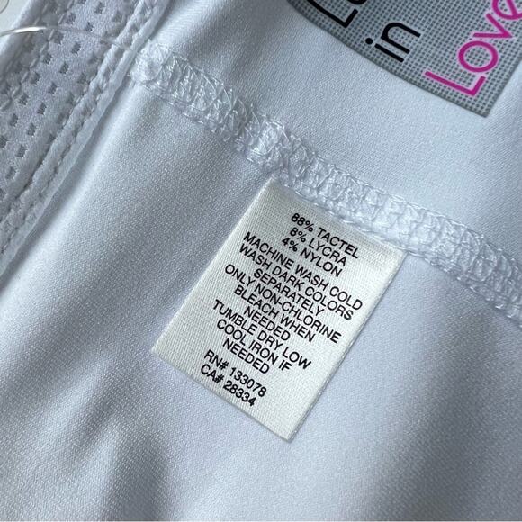 Lucky in Love Mesh Love White Standard Length Tennis Skort Women’s Size Large - Picture 6 of 11